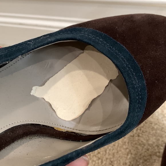 Via Spiga Suede Platform Heels - Picture 8 of 8